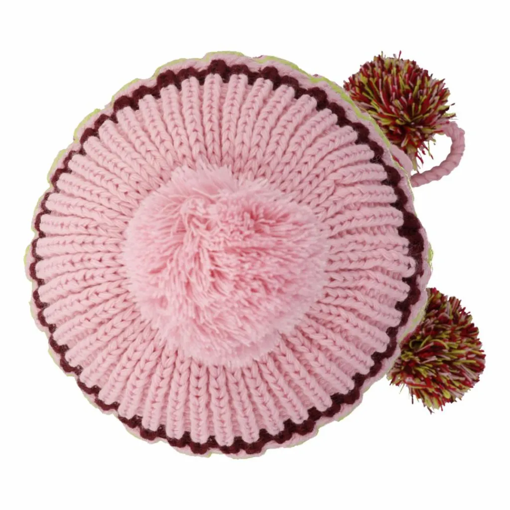 Kinder-Strickmütze mit Bommel>CMP Hot