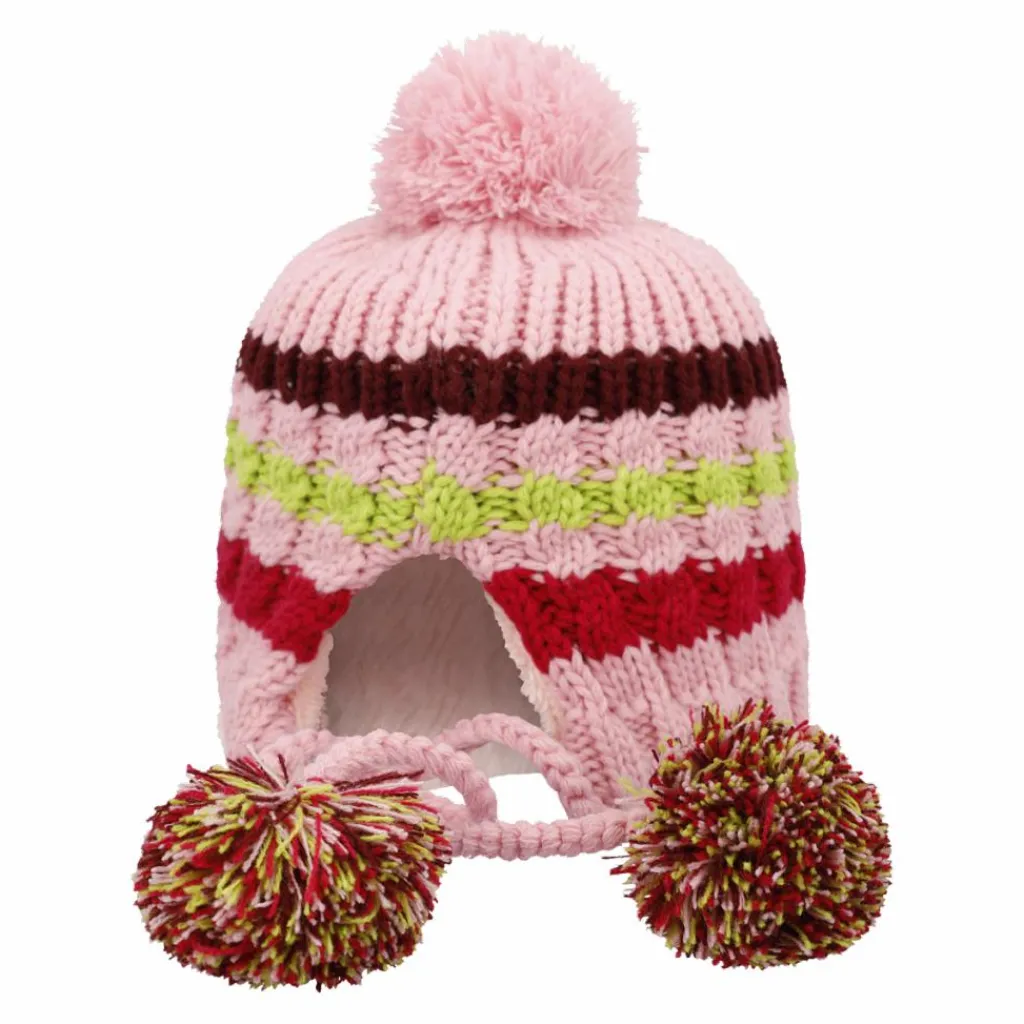 Kinder-Strickmütze mit Bommel>CMP Hot