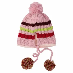Kinder-Strickmütze mit Bommel><noscript><img width=
