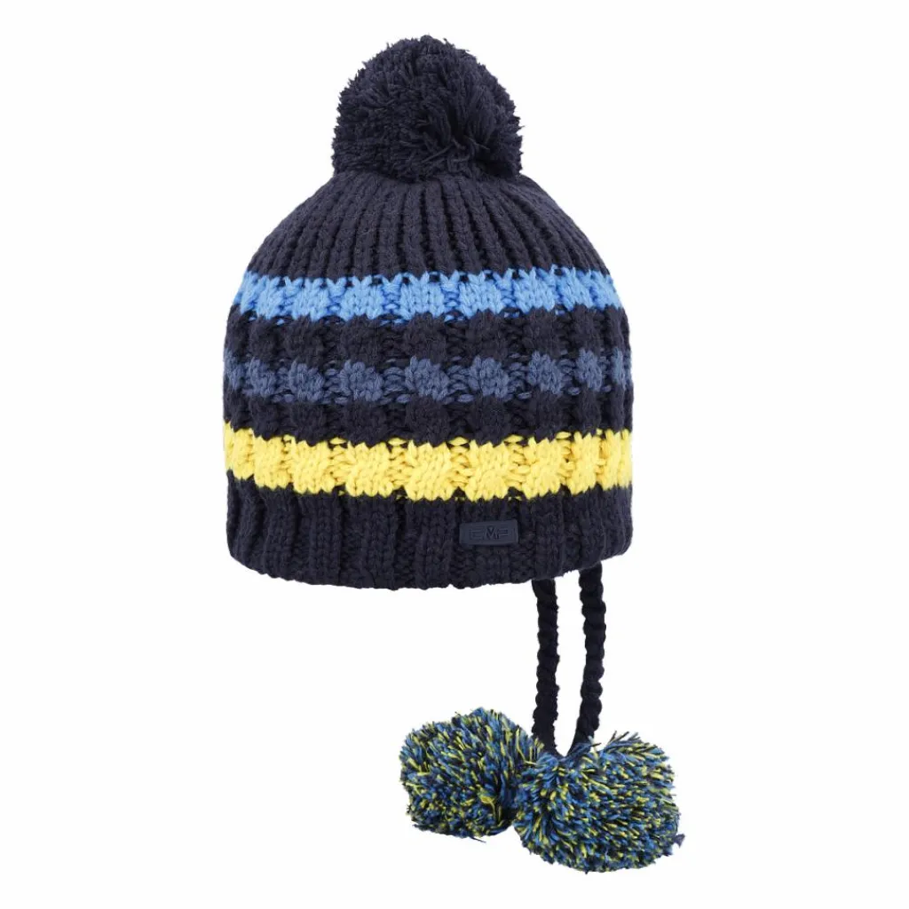 Kinder-Strickmütze mit Bommel>CMP Hot