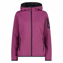 Knit-Tech-Fleece mit Kapuze und Mesh><noscript><img width=