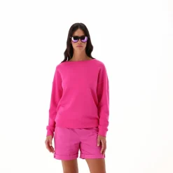 Langarms aus leichtem French Terry mit Stretch für Damen><noscript><img width=