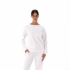 Langarms aus leichtem French Terry mit Stretch für Damen><noscript><img width=