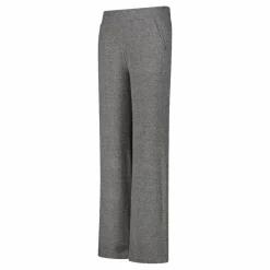 Lange Damenhose aus meliertem Jerseystoff><noscript><img width=