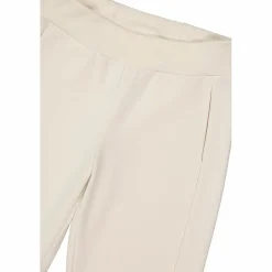 Lange Damenhosen im Regular Fit aus Modal mit matt glänzendem Finish><noscript><img width=