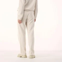 Lange Damenhosen im Regular Fit aus Modal mit matt glänzendem Finish><noscript><img width=