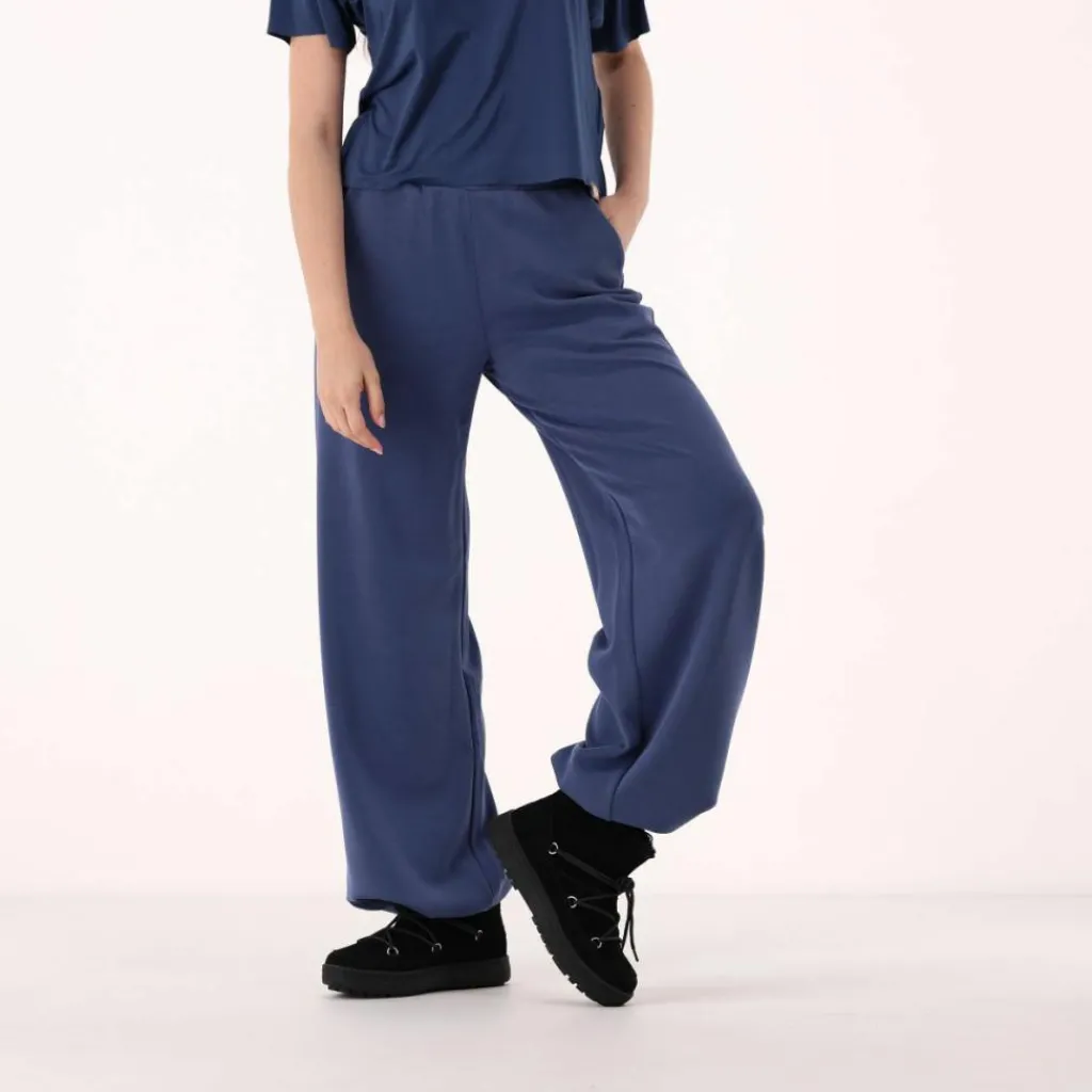 Lange Damenhosen mit weitem Bein aus Modal mit matt glänzendem Finish>CMP New