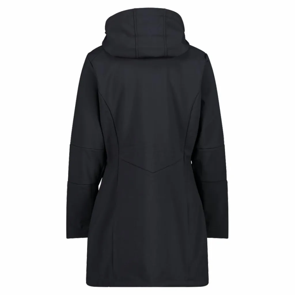 Lange Damenjacke aus Softshell>CMP