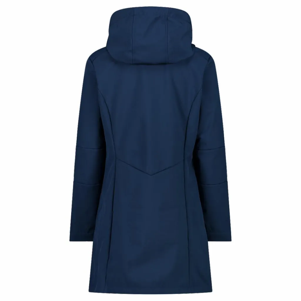 Lange Damenjacke aus Softshell>CMP