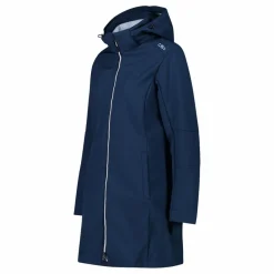 Lange Damenjacke aus Softshell><noscript><img width=