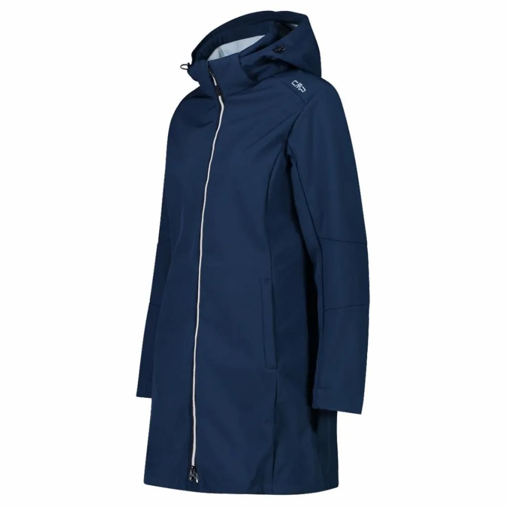 Lange Damenjacke aus Softshell>CMP