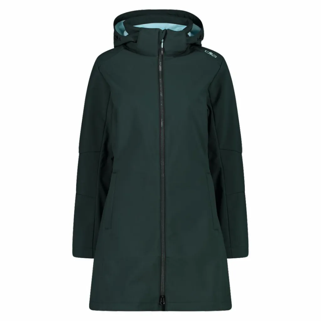 Lange Damenjacke aus Softshell>CMP