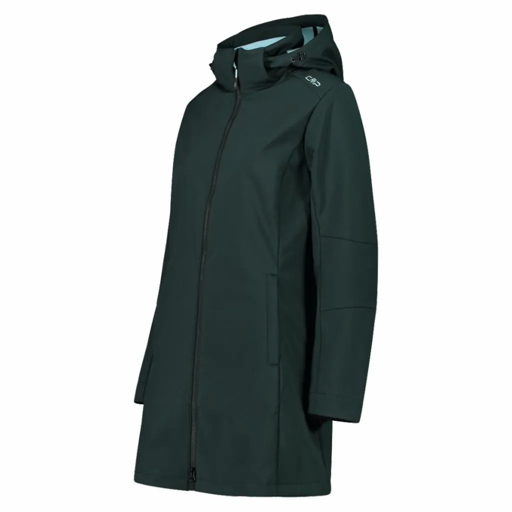 Lange Damenjacke aus Softshell>CMP