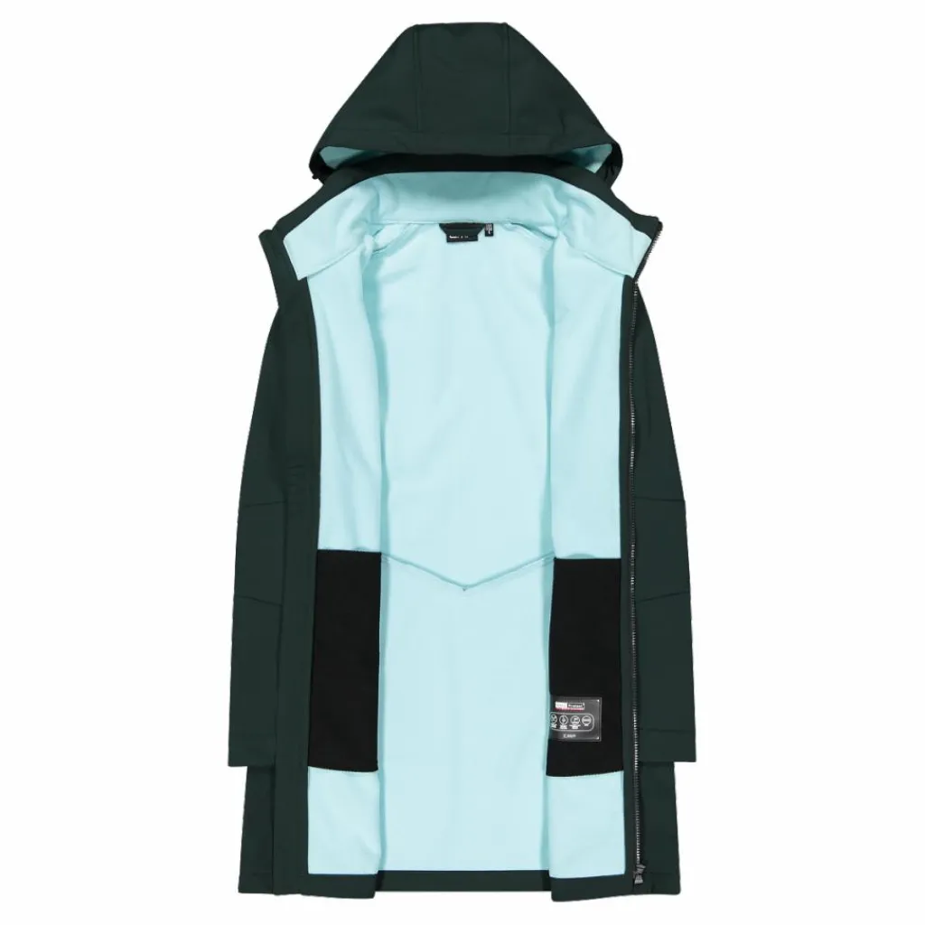 Lange Damenjacke aus Softshell>CMP