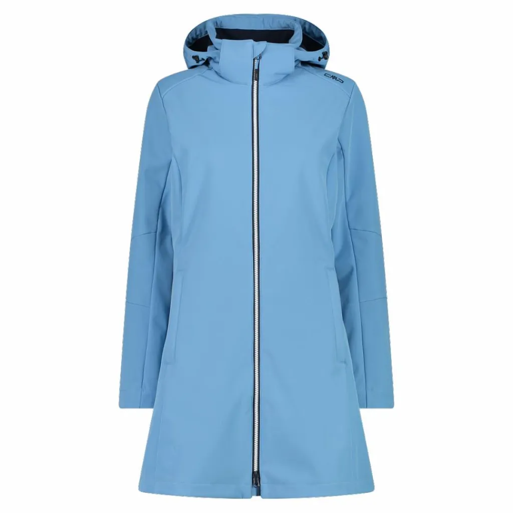 Lange Damenjacke aus Softshell>CMP