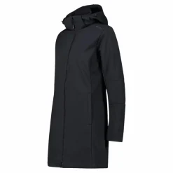 Lange Damenjacke aus Softshell><noscript><img width=
