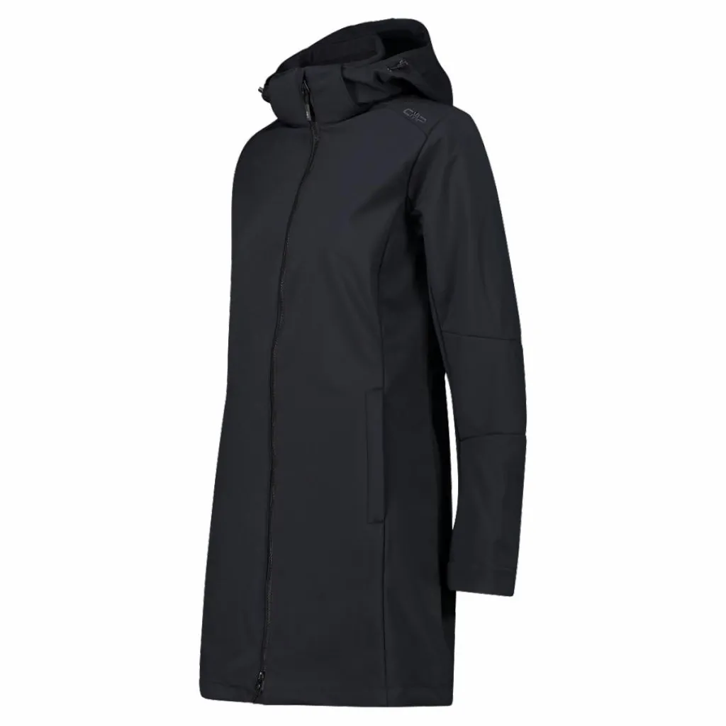 Lange Damenjacke aus Softshell>CMP