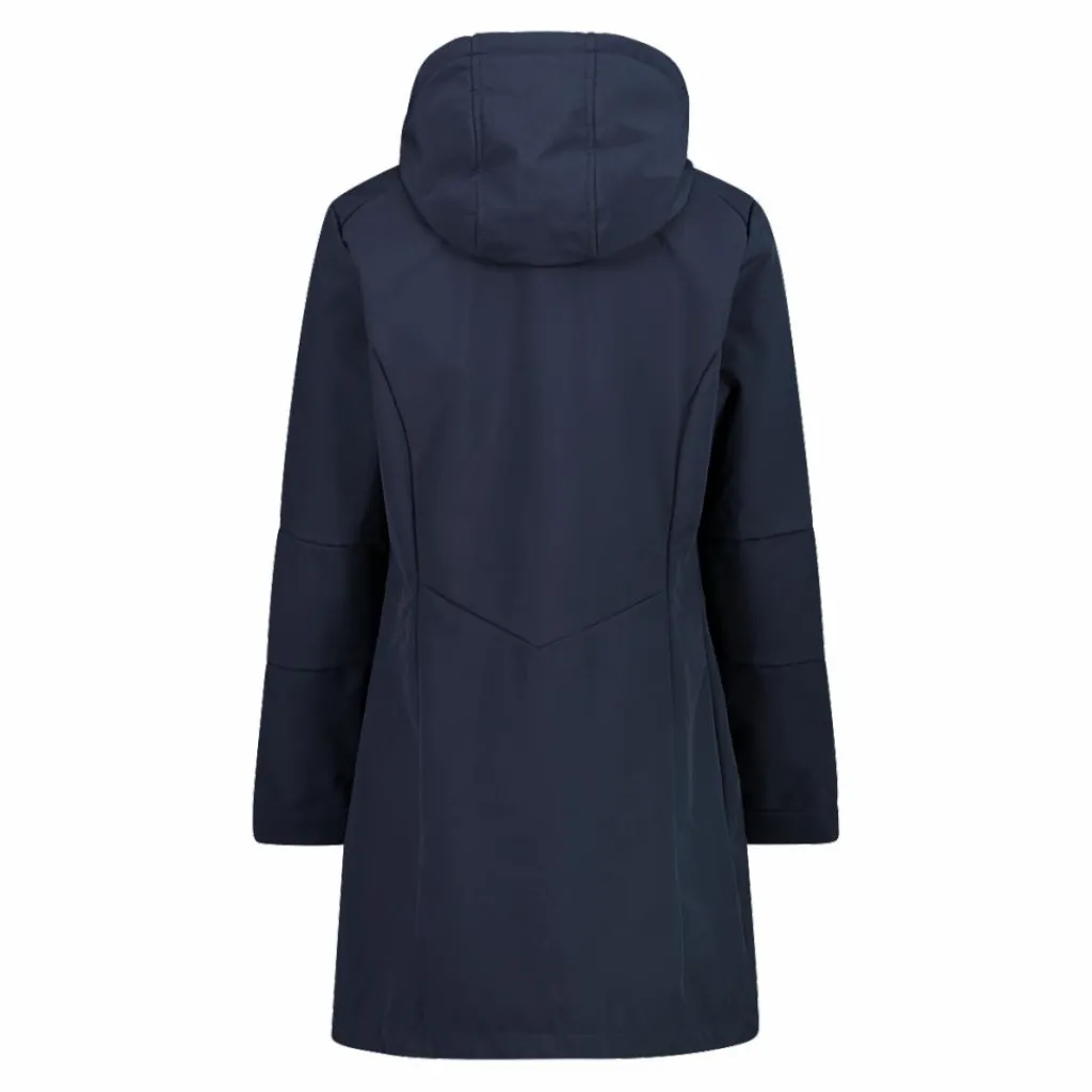 Lange Damenjacke aus Softshell>CMP