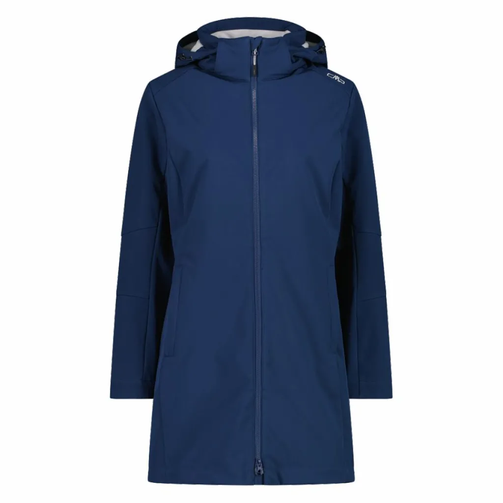 Lange Damenjacke aus Softshell>CMP
