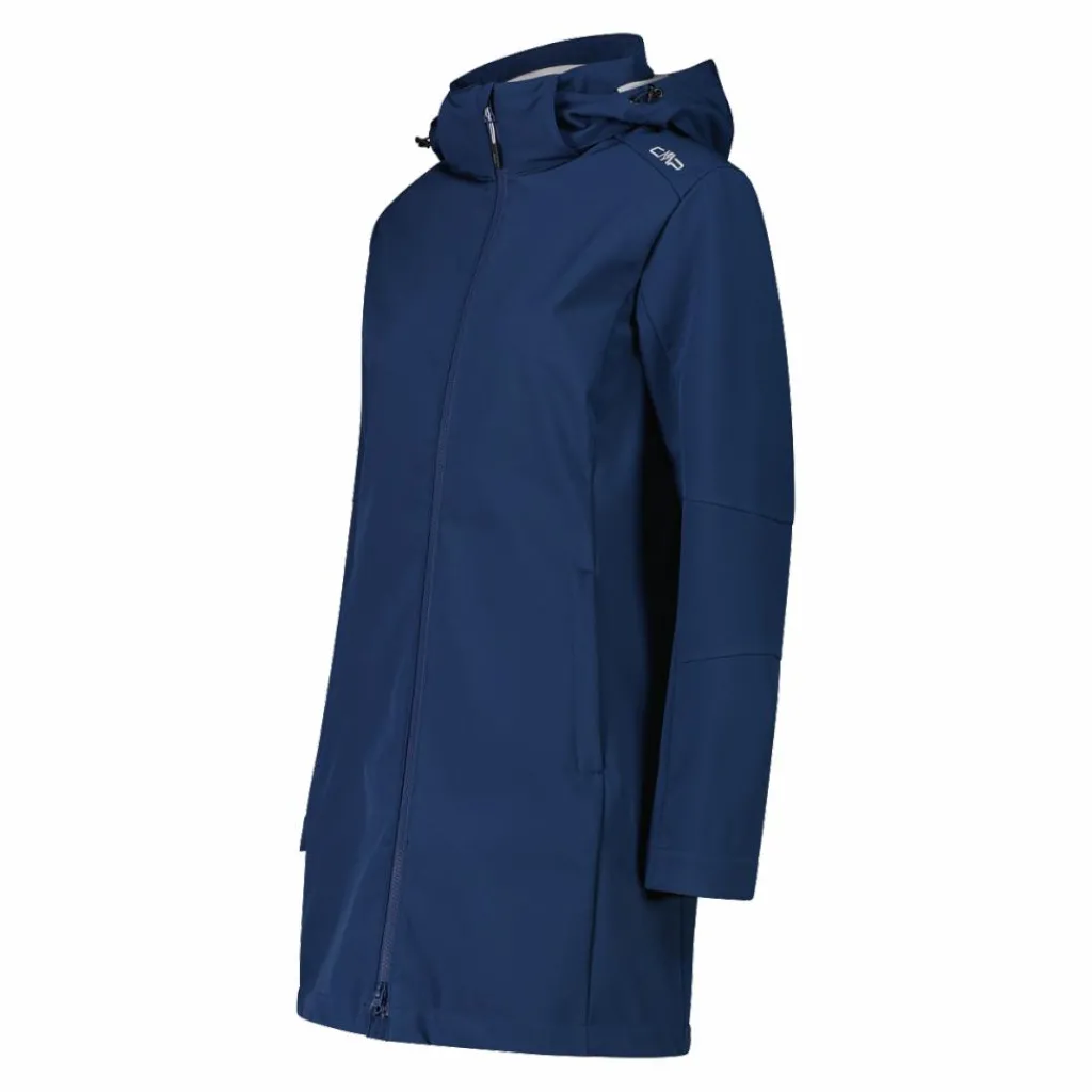 Lange Damenjacke aus Softshell>CMP
