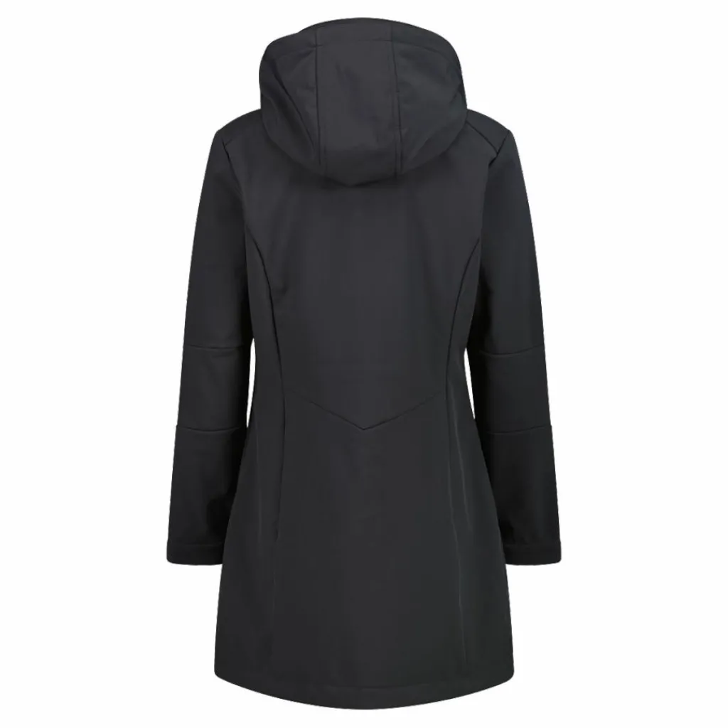 Lange Damenjacke aus Softshell>CMP