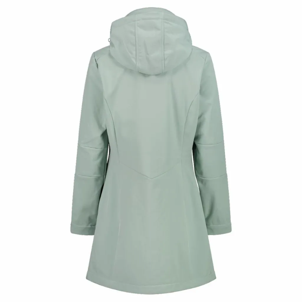 Lange Damenjacke aus Softshell>CMP