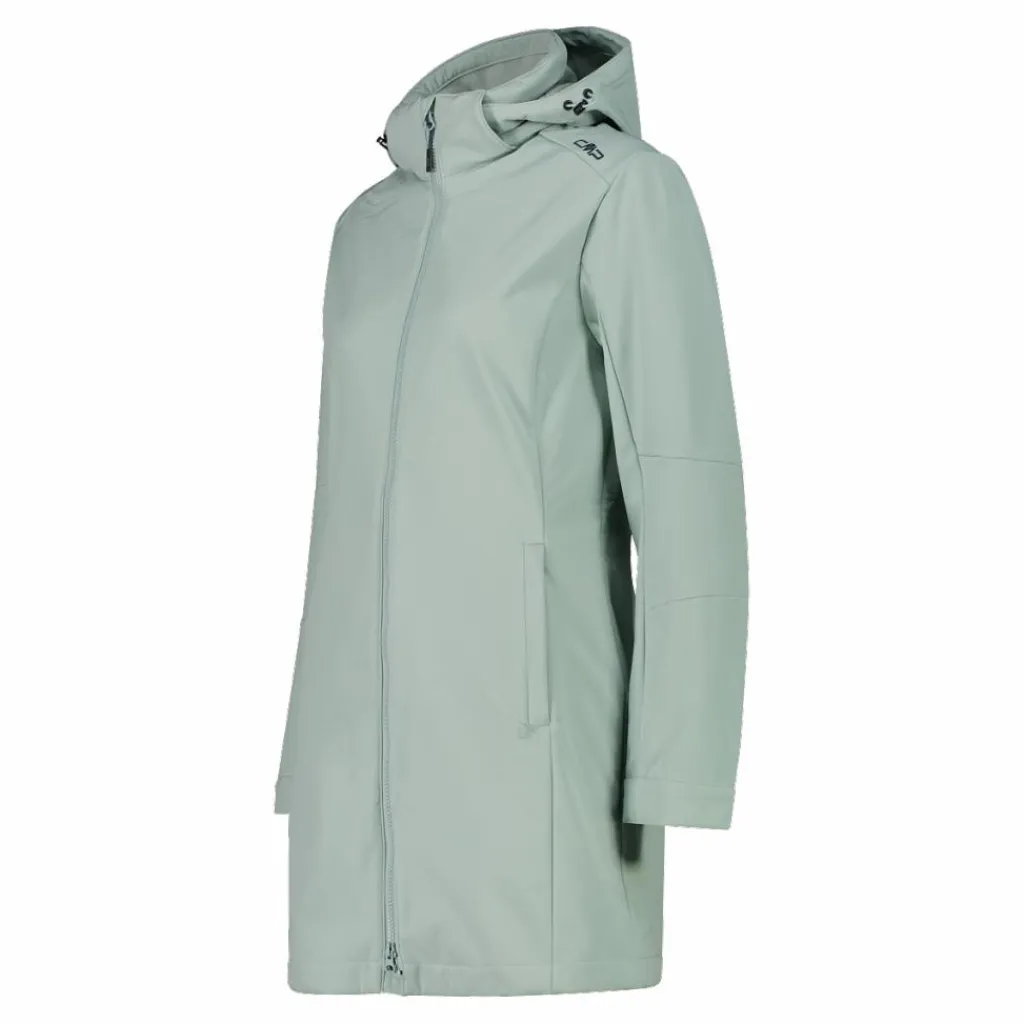 Lange Damenjacke aus Softshell>CMP