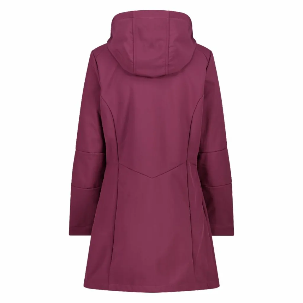 Lange Damenjacke aus Softshell>CMP