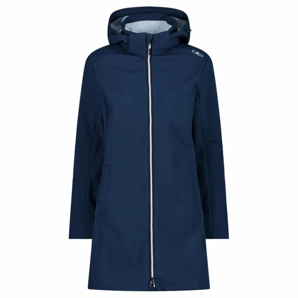 Lange Damenjacke aus Softshell>CMP