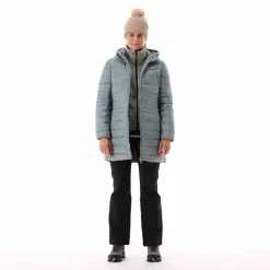 Lange Daunenjacke Sorona® Aura Melange für Damen><noscript><img width=