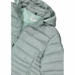 Lange Daunenjacke Sorona® Aura Melange für Damen><noscript><img width=