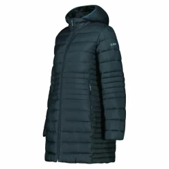 Lange Daunenjacke Sorona® Aura Melange für Damen><noscript><img width=