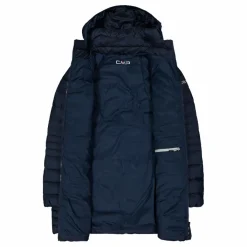 Lange Daunenjacke Sorona® Aura Melange für Damen><noscript><img width=
