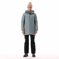 Lange Daunenjacke Sorona® Aura Melange für Damen><noscript><img width=