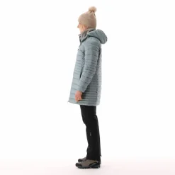 Lange Daunenjacke Sorona® Aura Melange für Damen><noscript><img width=