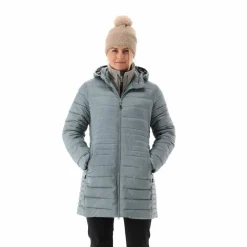 Lange Daunenjacke Sorona® Aura Melange für Damen><noscript><img width=