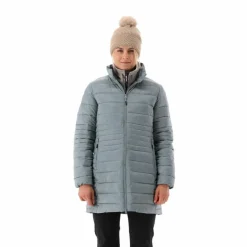 Lange Daunenjacke Sorona® Aura Melange für Damen><noscript><img width=