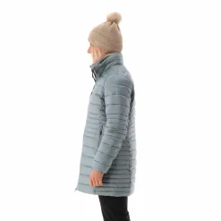 Lange Daunenjacke Sorona® Aura Melange für Damen><noscript><img width=