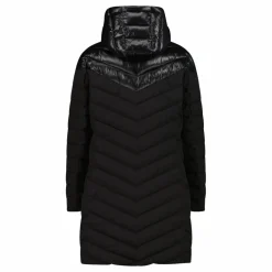 Lange einfarbige Daunenjacke Sorona® Aura für Damen><noscript><img width=