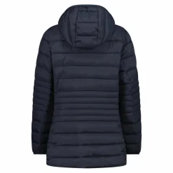 Lange einfarbige Daunenjacke Sorona® Aura für Damen><noscript><img width=