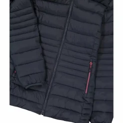 Lange einfarbige Daunenjacke Sorona® Aura für Damen><noscript><img width=