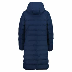 Lange gepolsterte Daunenjacke für Damen mit Kapuze>CMP Hot