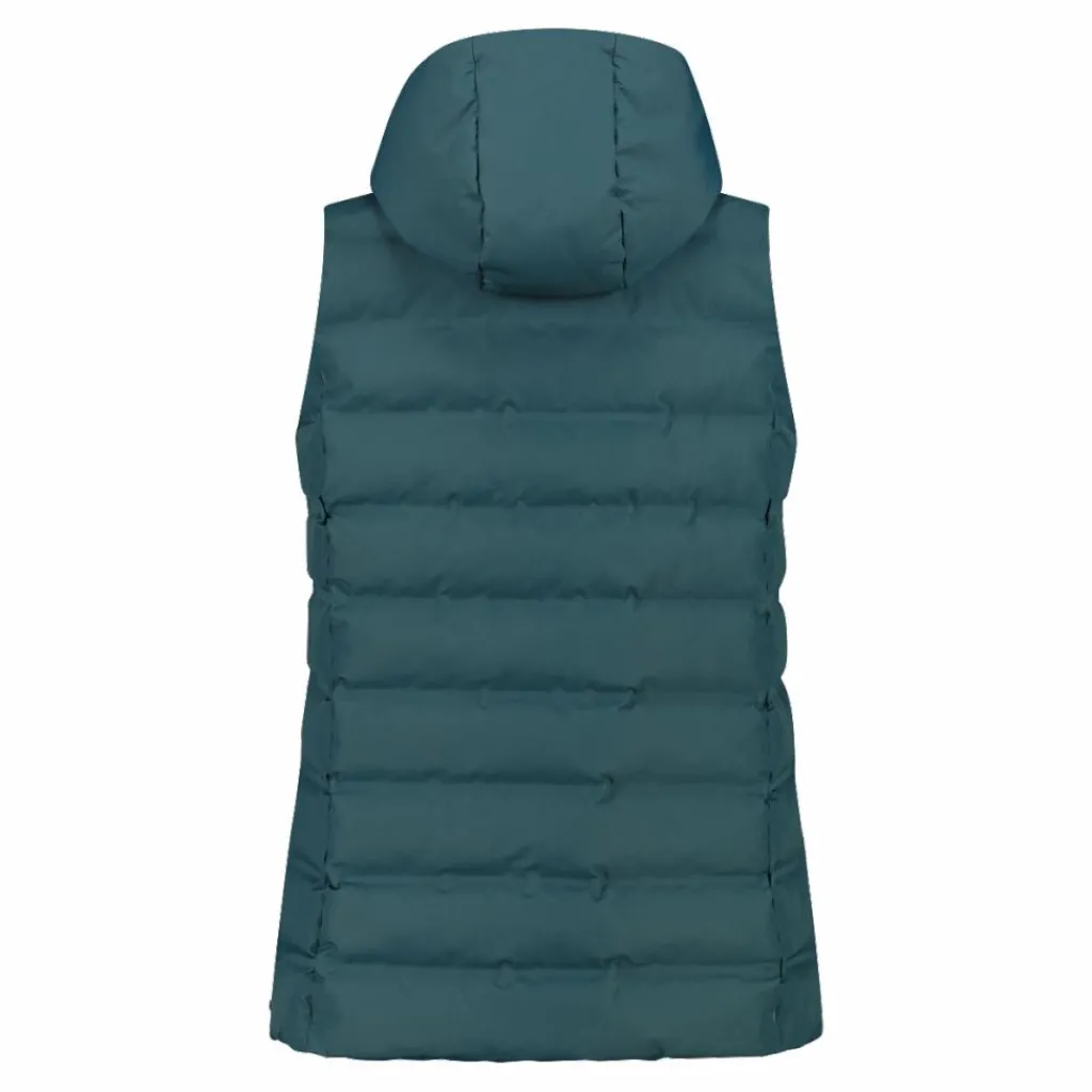 Lange, gepolsterte Weste für Damen mit Kapuze>CMP Discount
