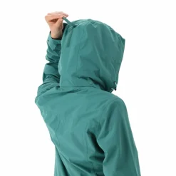 Lange, wasserdichte Damenjacke aus Ripstop><noscript><img width=