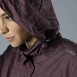 Lange, wasserdichte Damenjacke aus Ripstop><noscript><img width=