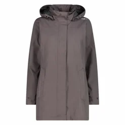 Lange, wasserdichte Damenjacke aus Ripstop><noscript><img width=