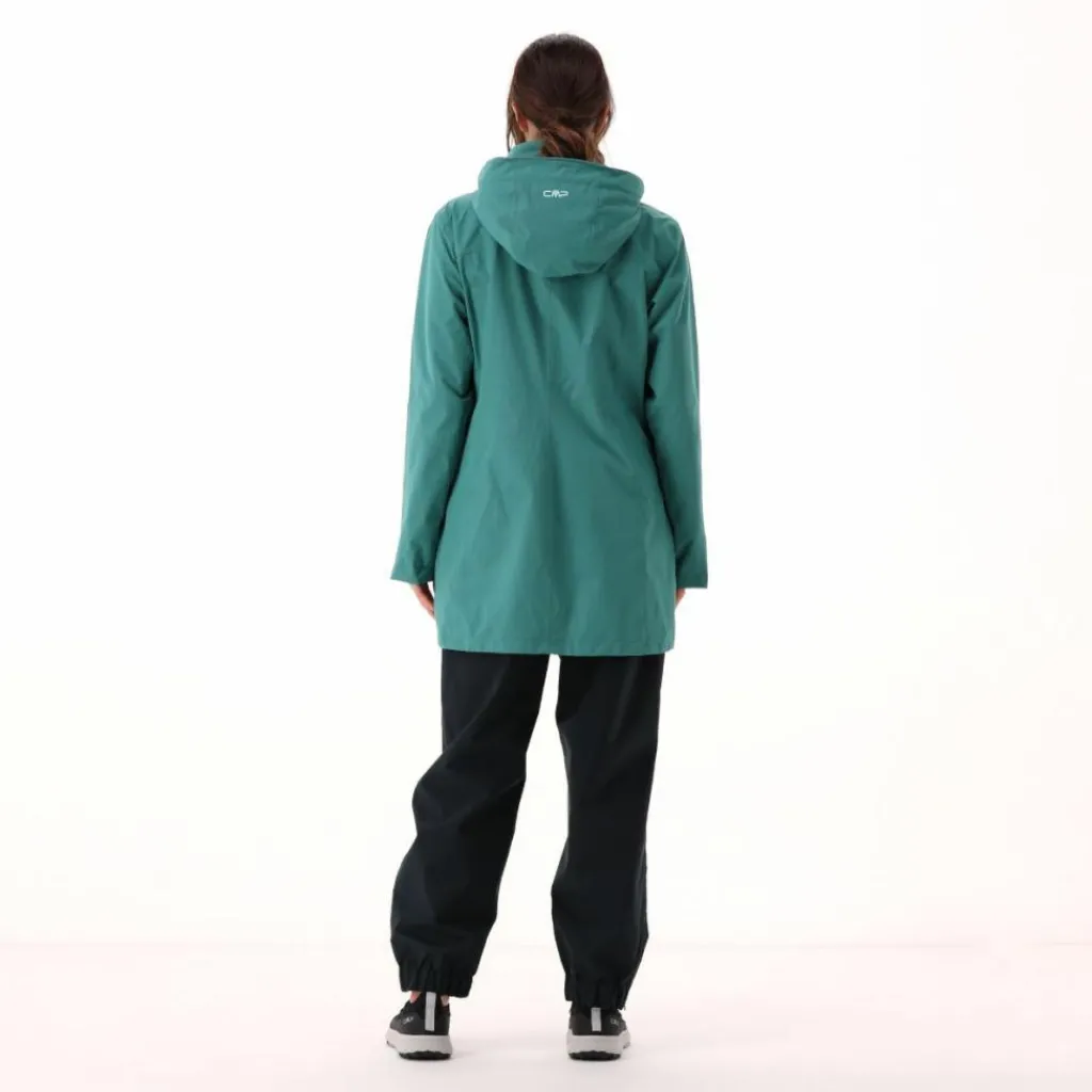 Lange, wasserdichte Damenjacke aus Ripstop>CMP Online