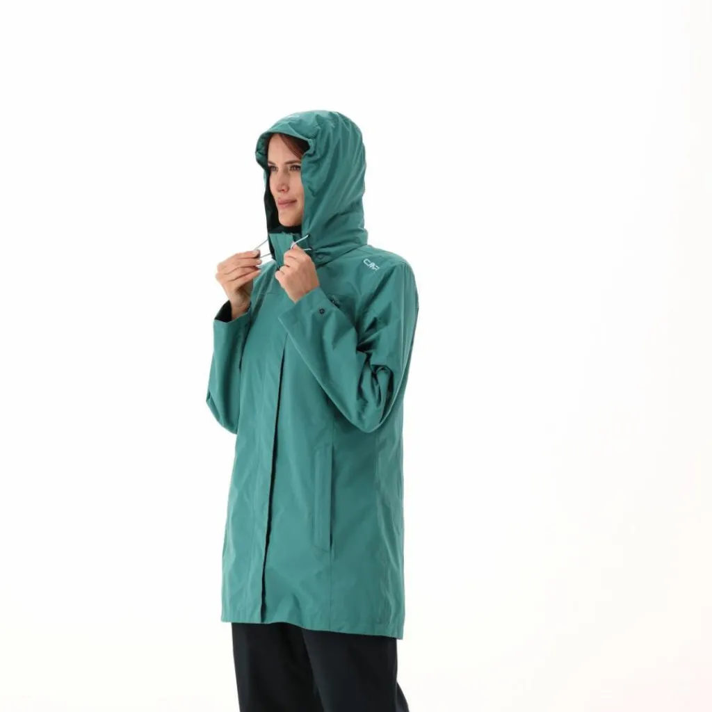 Lange, wasserdichte Damenjacke aus Ripstop>CMP Online