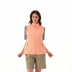 Leichte Softshellweste mit Jacquardtextur für Damen><noscript><img width=