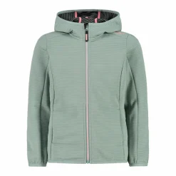 Mädchen Fleece mit durchgehendem Reißverschluss und Kapuze>CMP Sale